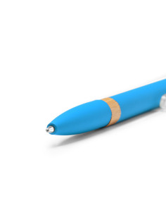 Stylo promotionnel en aluminium recyclé et bambou "ASCARI" | SIP19