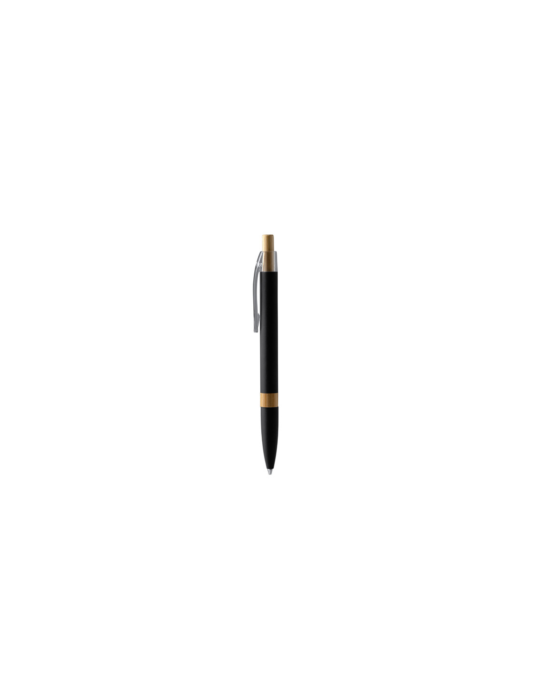 Stylo promotionnel en aluminium recyclé et bambou "ASCARI" | SIP19