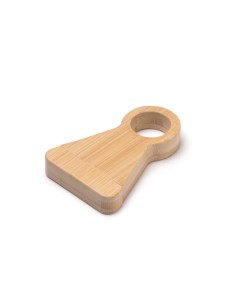 Tire-bouchon personnalisable et porte-bouteille en bambou "KONEN" | SIP19