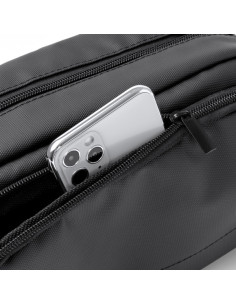 Trousse de toilette personnalisée en cuir PU "LOMIX" | SIP19
