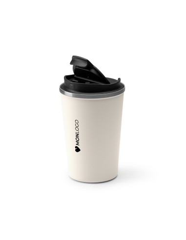 MUG ISOTHERME PERSONNALISABLE EN ACIER INOXYDABLE 400ML"TOMAS"