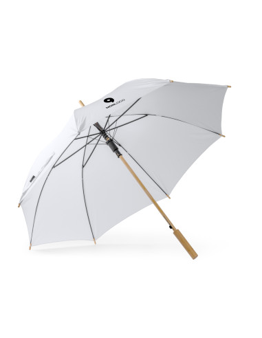 PARAPLUIE PERSONNALISÉ RPET ET BAMBOU "VARME" Ø105cm