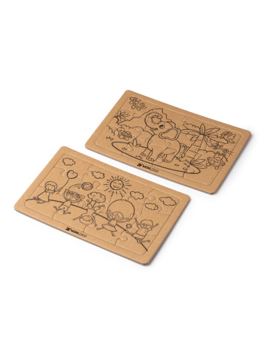 PUZZLE PERSONNALISÉ EN CARTON RECYCLÉ "ZEON"