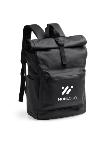 SAC À DOS ROLL-TOP PERSONNALISÉ EN SIMILICUIR 21L "FENATI"