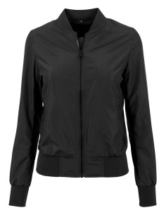 Veste bomber femme personnalisable en nylon "MURDA" | SIP19