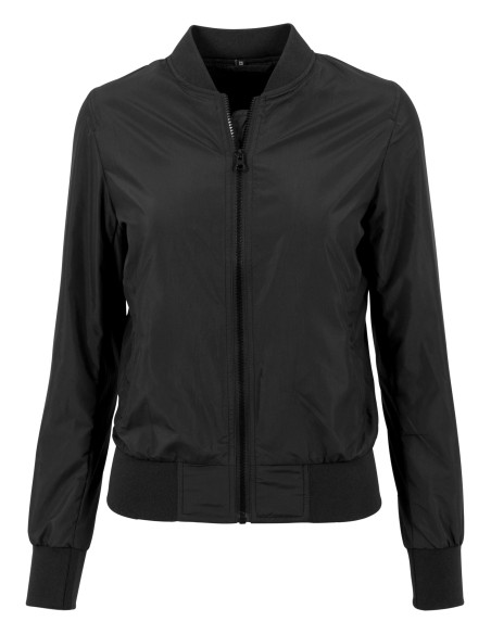 Veste bomber femme personnalisable en nylon "MURDA" | SIP19