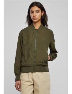 Veste bomber femme personnalisable en nylon "MURDA" | SIP19