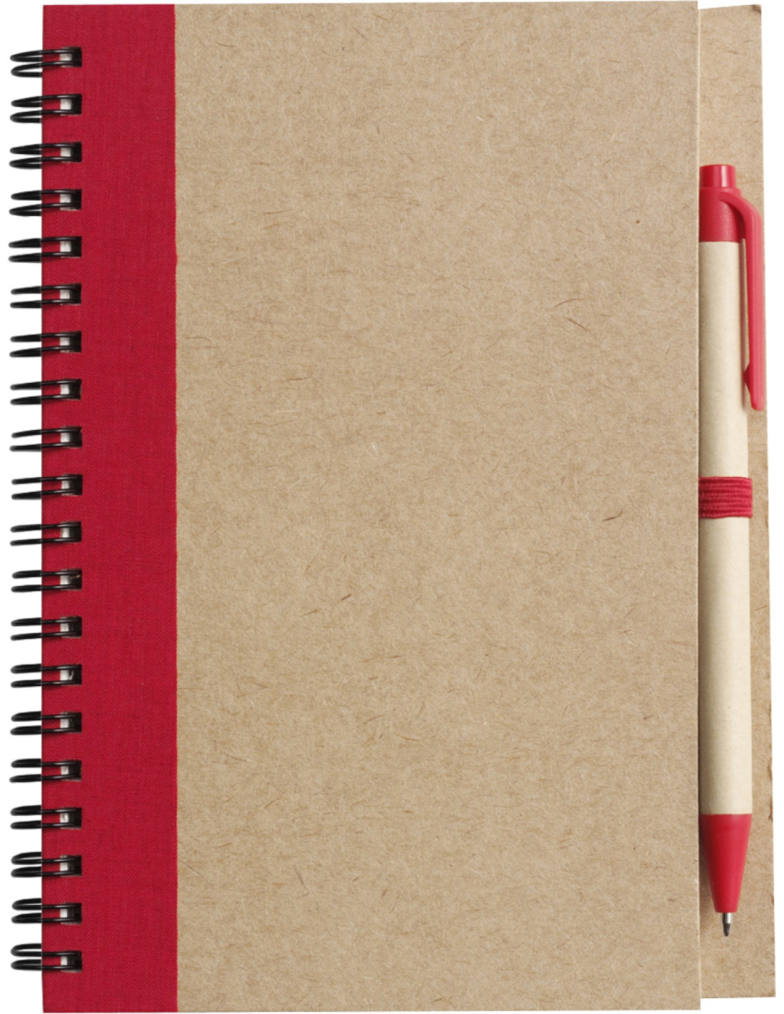 CARNET A5 ET STYLO RECYCLÉS "NINO" - Carnets personnalisés - SIP19