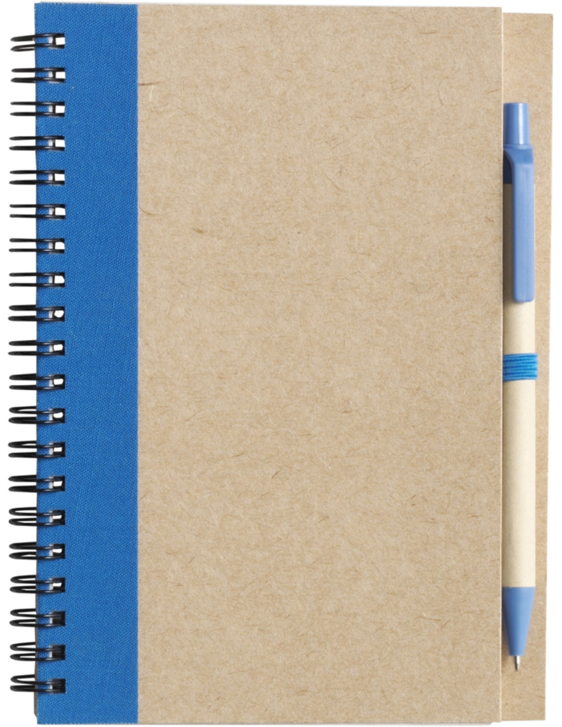 CARNET A5 ET STYLO RECYCLÉS "NINO" - Carnets personnalisés - SIP19