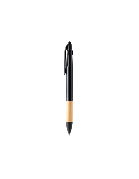 Stylo tactile personnalisé en ABS et bambou "NEBEL" | SIP19