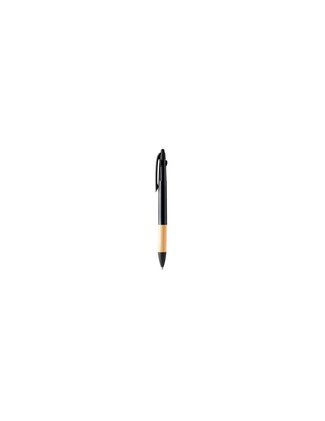 Stylo tactile personnalisé en ABS et bambou "NEBEL" | SIP19