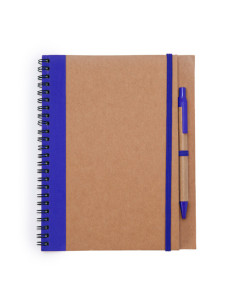 Cahier A5 personnalisable en carton recyclé et stylo "ALANI" | SIP19