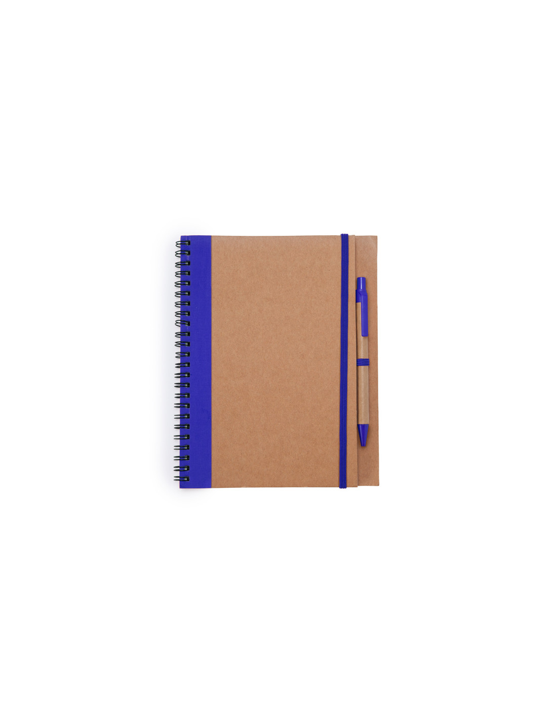 Cahier A5 personnalisable en carton recyclé et stylo "ALANI" | SIP19