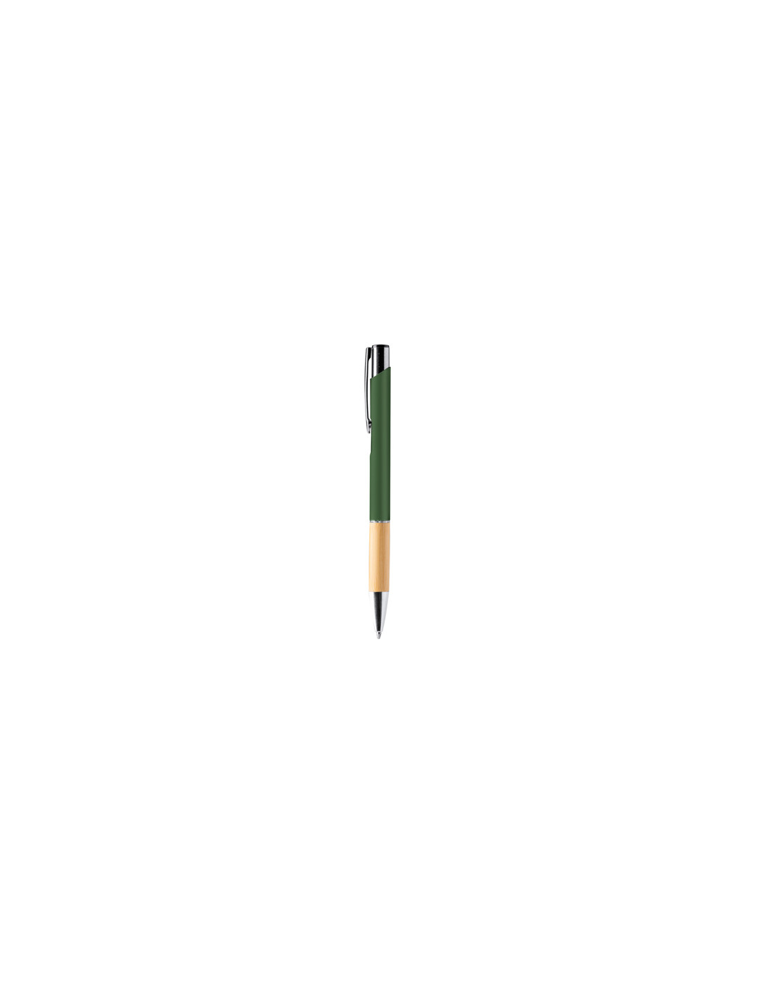 Stylo personnalisable en bambou et aluminium "BORUX" | SIP19