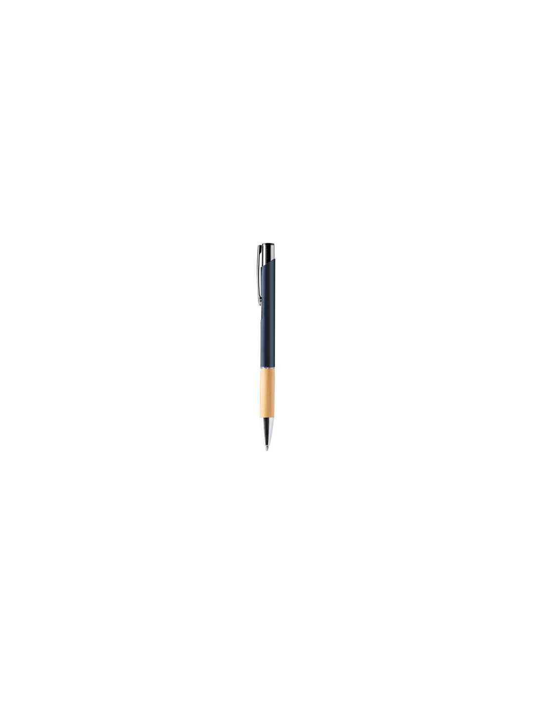Stylo personnalisable en bambou et aluminium "BORUX" | SIP19