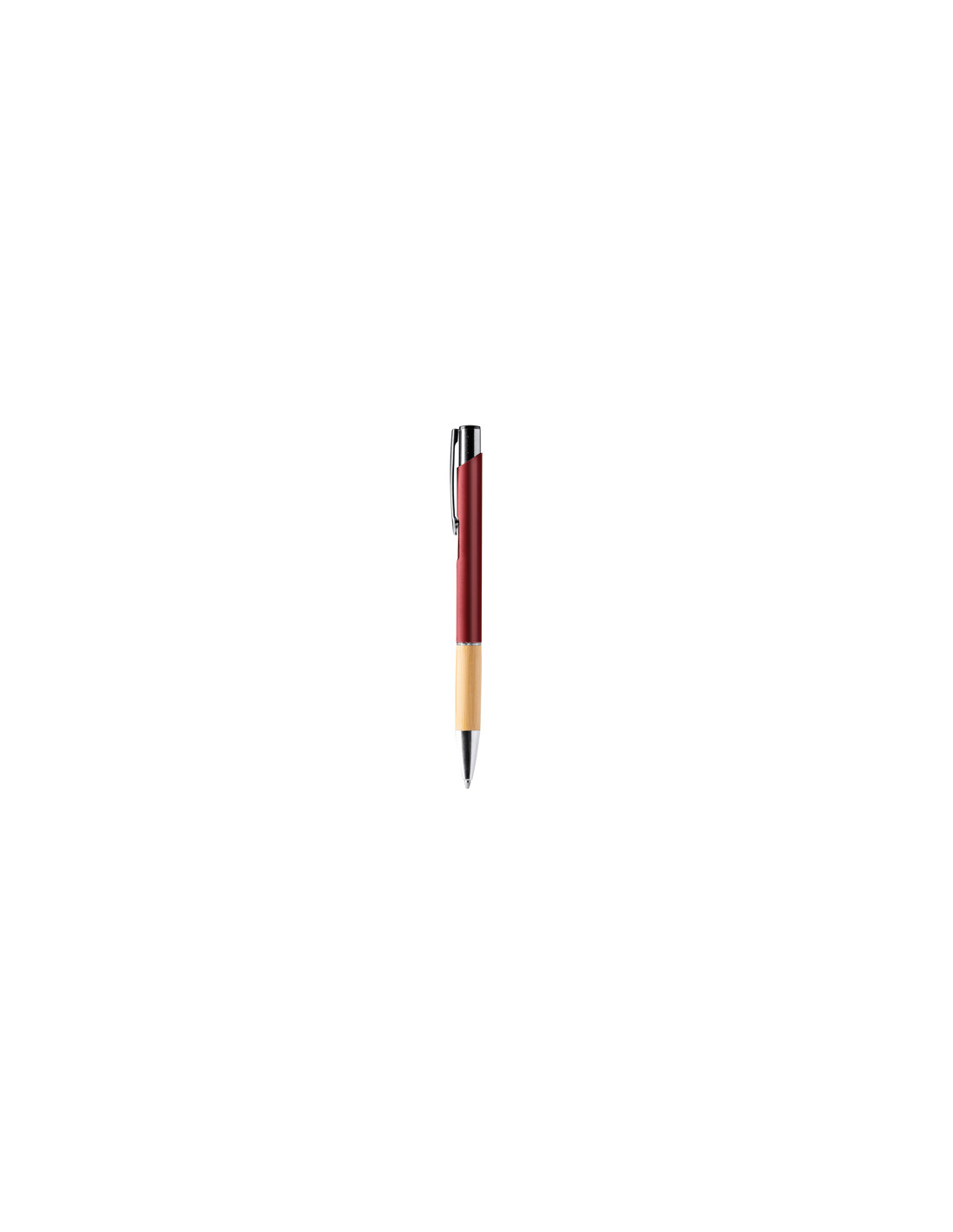Stylo personnalisable en bambou et aluminium "BORUX" | SIP19