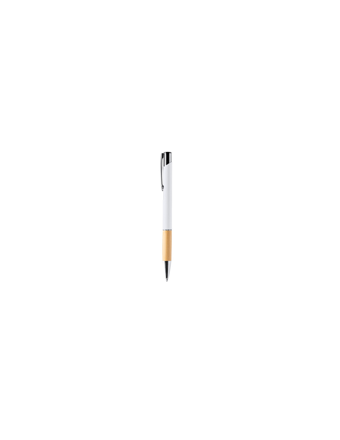 Stylo personnalisable en bambou et aluminium "BORUX" | SIP19