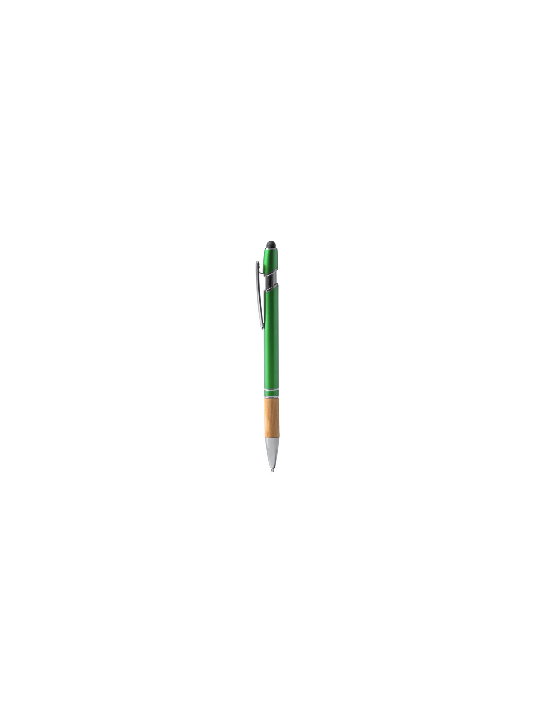 Stylo tactile personnalisé en métal et bambou "DEKEL" | SIP19