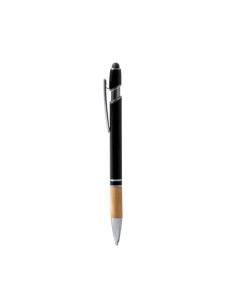 Stylo tactile personnalisé en métal et bambou "DEKEL" | SIP19