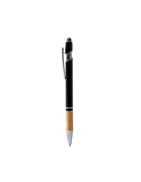 Stylo tactile personnalisé en métal et bambou "DEKEL" | SIP19