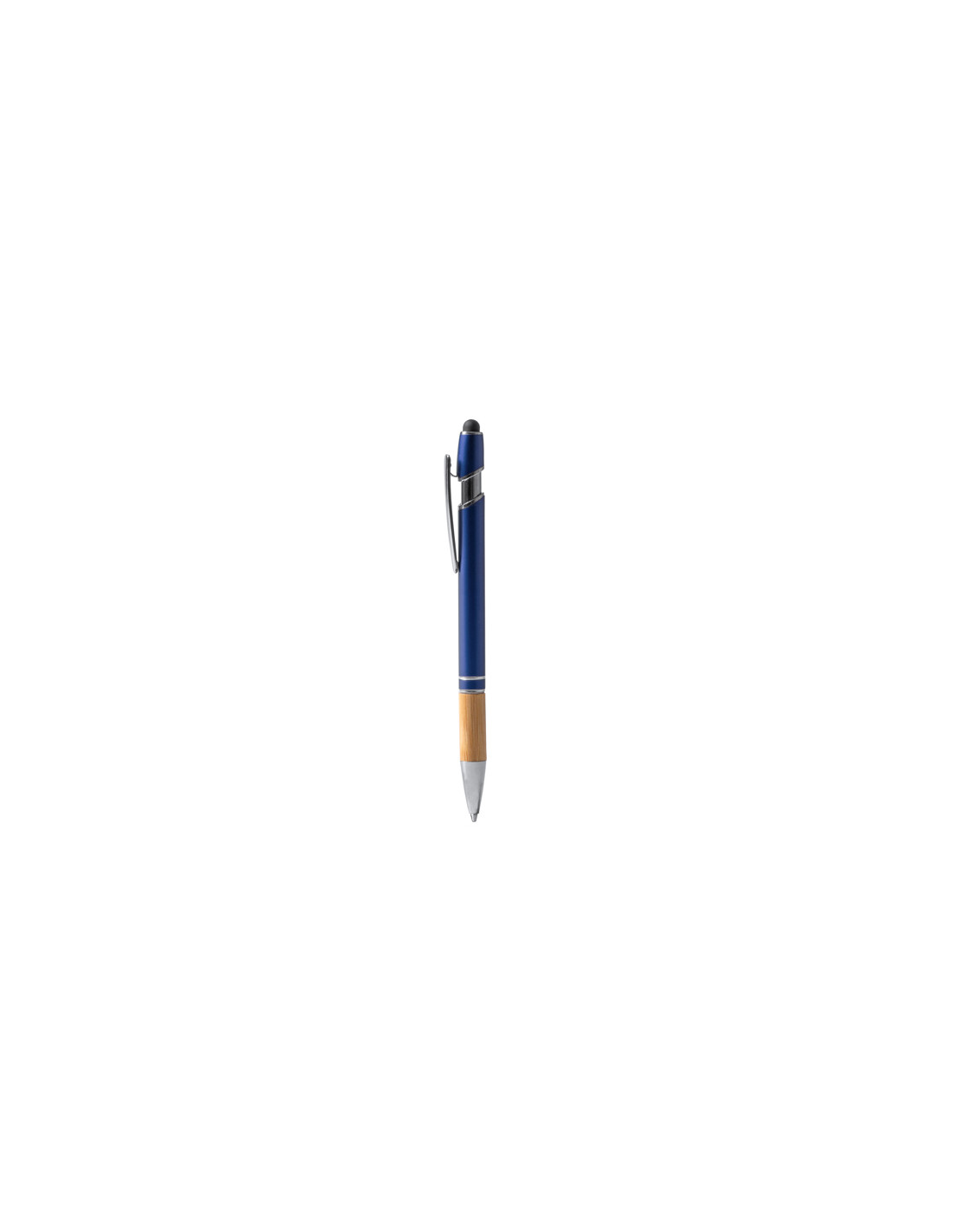 Stylo tactile personnalisé en métal et bambou "DEKEL" | SIP19