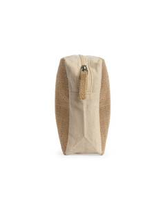 Trousse de toilette personnalisée coton et jute "VERA" | SIP19