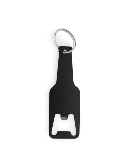 Porte-clés décapsuleur personnalisable en aluminium "STOUT" | SIP19