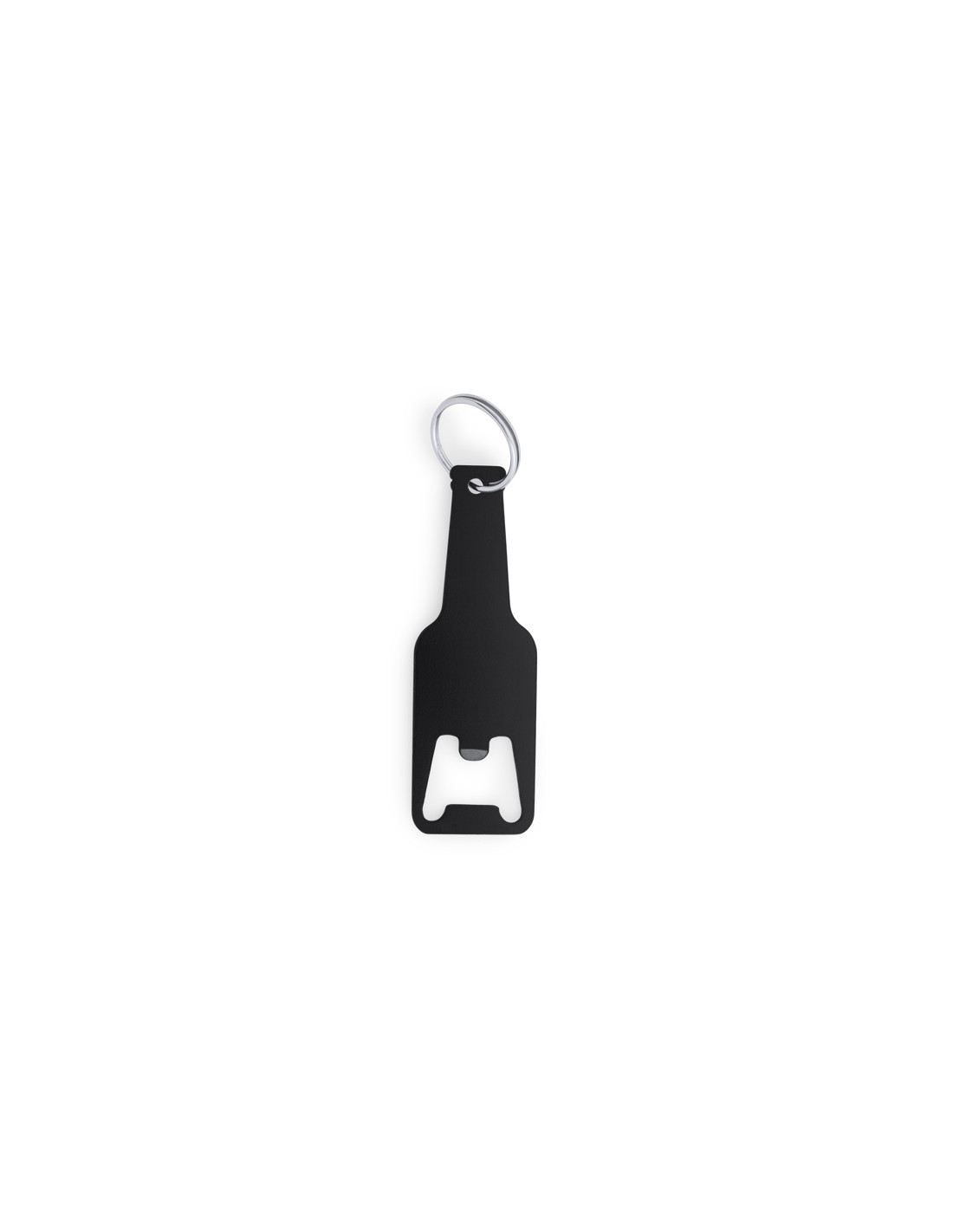 Porte-clés décapsuleur personnalisable en aluminium "STOUT" | SIP19