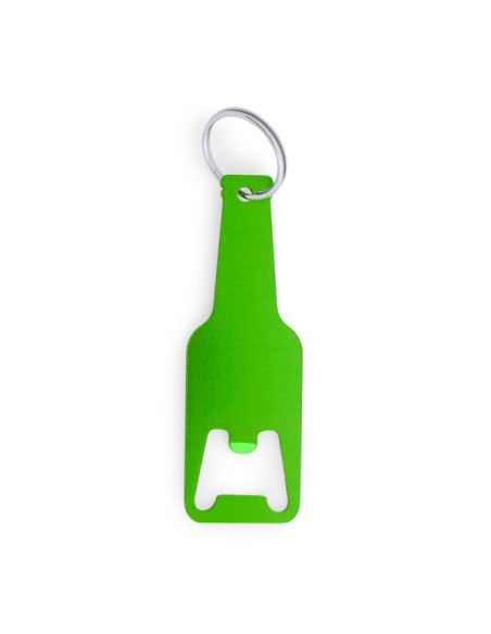 Porte-clés décapsuleur personnalisable en aluminium "STOUT" | SIP19