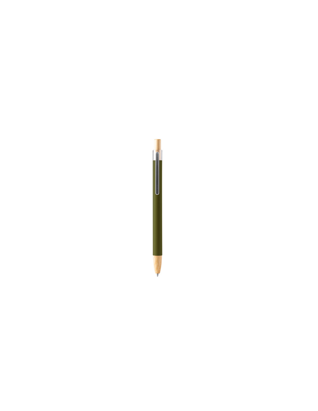 Stylo personnalisé soft touch et bambou "SILMA" | SIP19