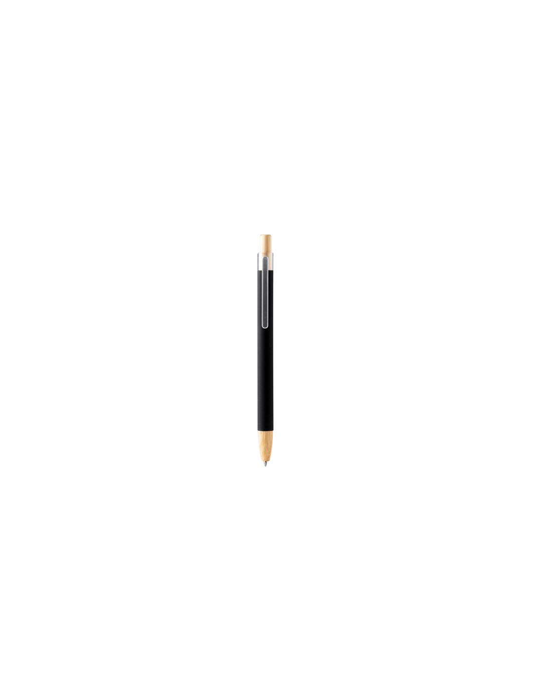 Stylo personnalisé soft touch et bambou "SILMA" | SIP19