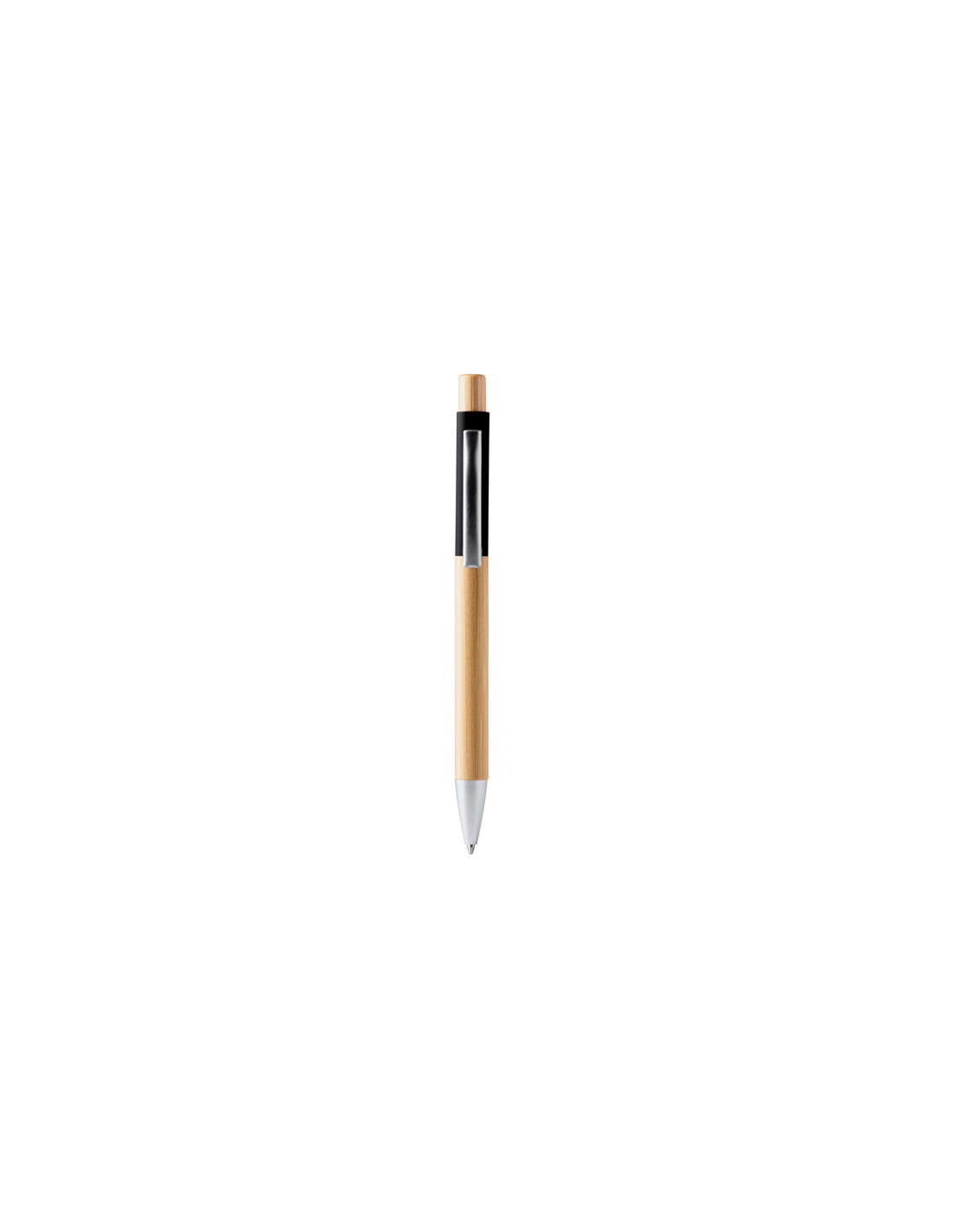 Stylo publicitaire soft touch et en bambou "OSIRIS" | SIP19