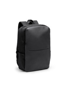 SAC À DOS PERSONNALISABLE EN CUIR PU ET RPET 600D "GRINDEL" | SIP19