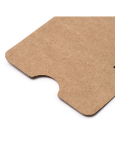 Porte-cartes RFID personnalisé en papier recyclé "SAFER" | SIP19