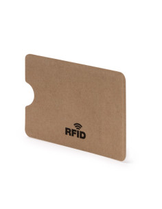 Porte-cartes RFID personnalisé en papier recyclé "SAFER" | SIP19