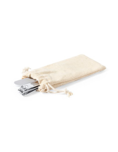 Set manucure promotionnel avec pochette en coton "KILIAN" | SIP19