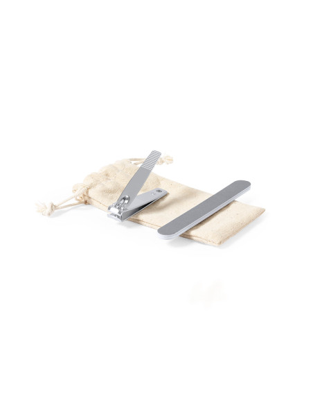 Set manucure promotionnel avec pochette en coton "KILIAN" | SIP19