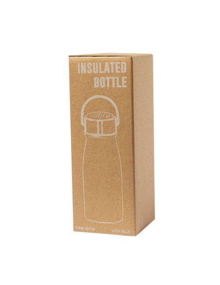 Bouteille thermos 350ml en inox et bois à personnaliser "Barns" | SIP19