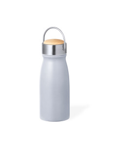 Bouteille thermos 350ml en inox et bois à personnaliser "Barns" | SIP19