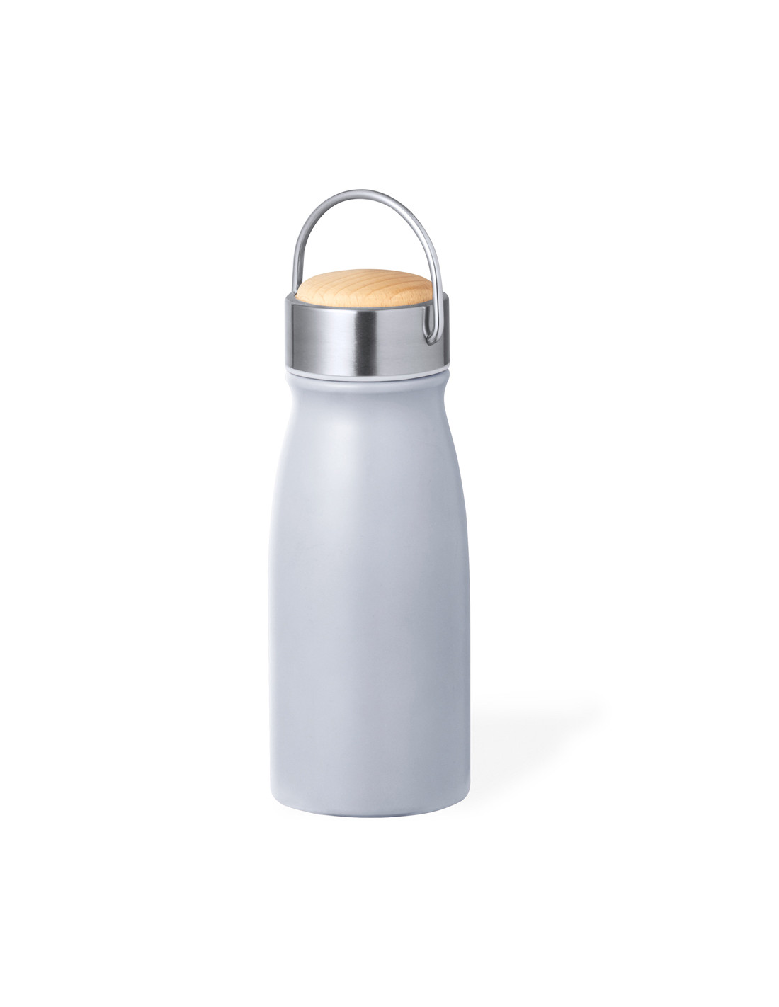 Bouteille thermos 350ml en inox et bois à personnaliser "Barns" | SIP19