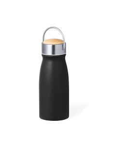 Bouteille thermos 350ml en inox et bois à personnaliser "Barns" | SIP19
