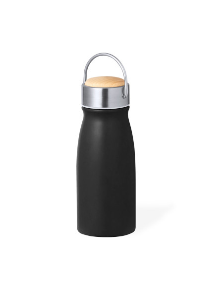 Bouteille thermos 350ml en inox et bois à personnaliser "Barns" | SIP19
