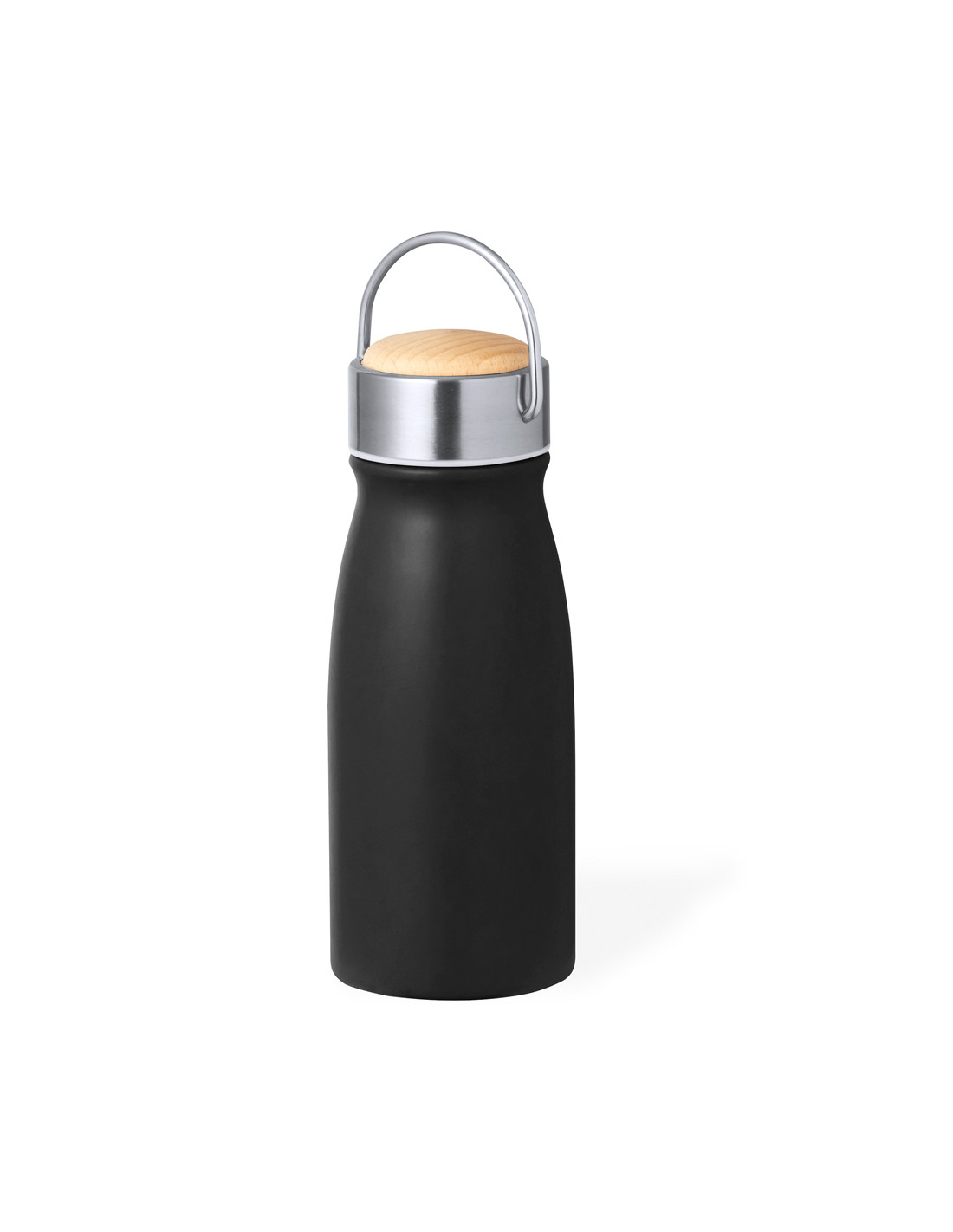Bouteille thermos 350ml en inox et bois à personnaliser "Barns" | SIP19
