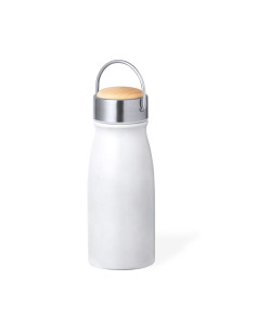 Bouteille thermos 350ml en inox et bois à personnaliser "Barns" | SIP19