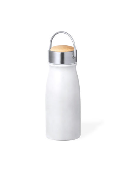 Bouteille thermos 350ml en inox et bois à personnaliser "Barns" | SIP19