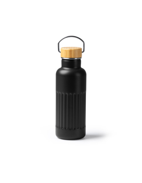 Bouteille isotherme publicitaire en inox recyclé 500ml "NOBUK" | SIP19