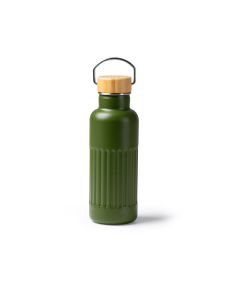 Bouteille isotherme publicitaire en inox recyclé 500ml "NOBUK" | SIP19