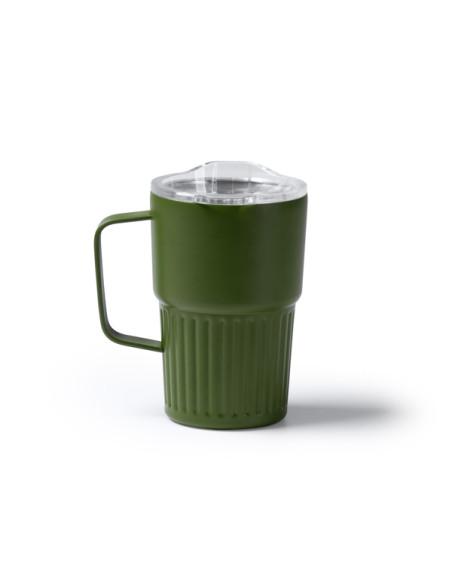 Mug isotherme personnalisé en inox recyclé 450ML "NUBEX" | SIP19