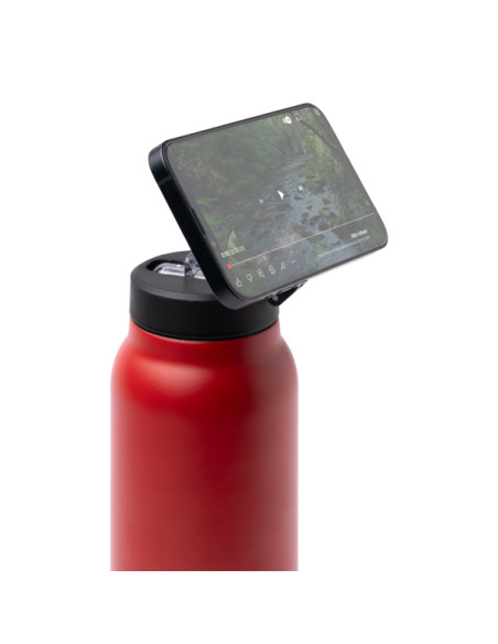Gourde isotherme support smartphone personnalisable "HEYDUD" | SIP19
