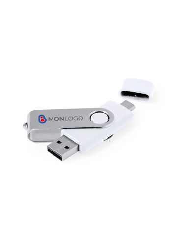 CLÉ USB 3.0 ET USB-C PUBLICITAIRE 16GB "LADNY"